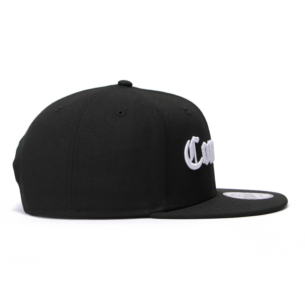 New Era Compton Wordmark White Black 9FIFTY Snapback Cap