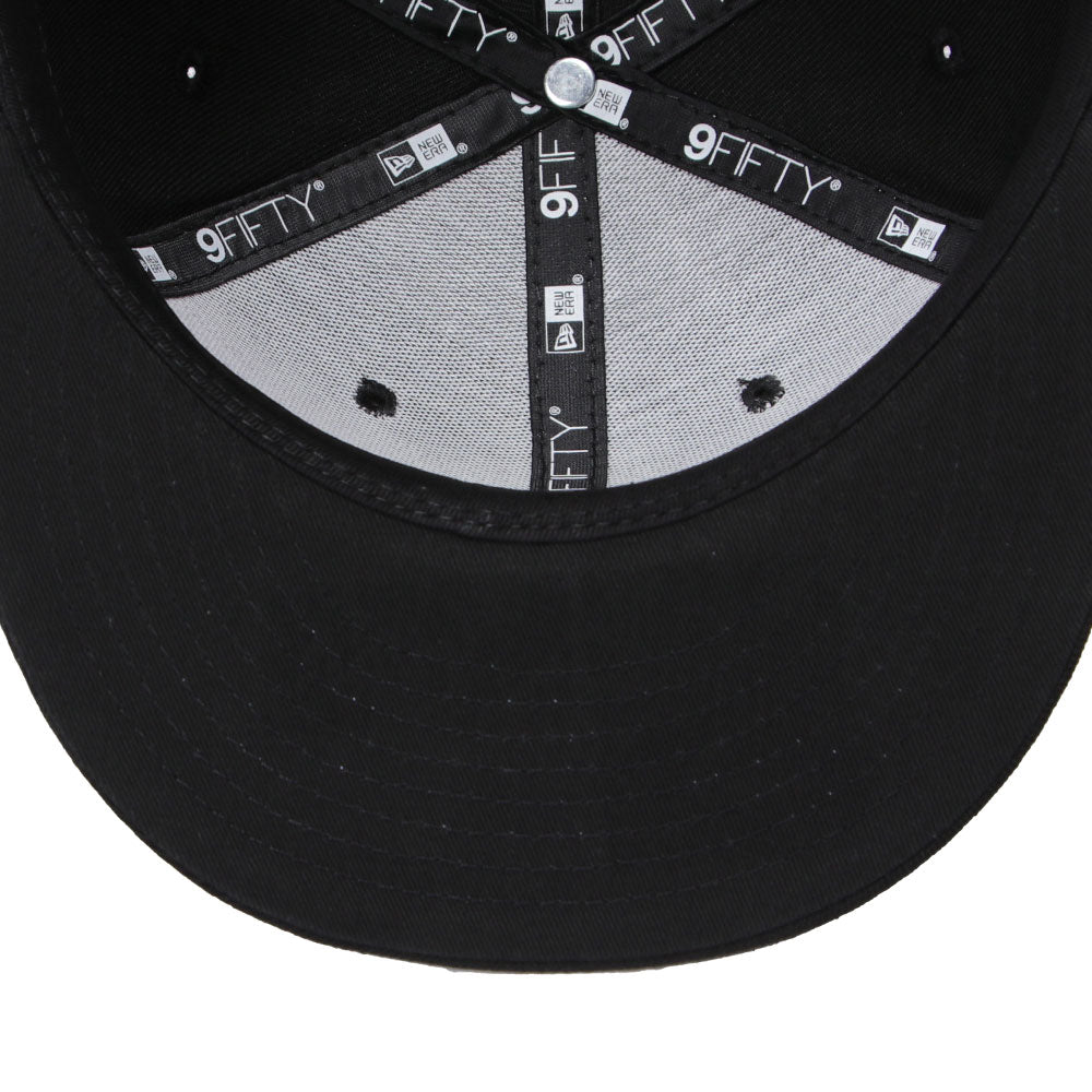 New Era Compton Wordmark White Black 9FIFTY Snapback Cap