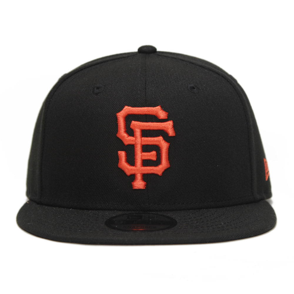 San Francisco Giants MLB Official Team Color Black 9FIFTY Snapback Cap