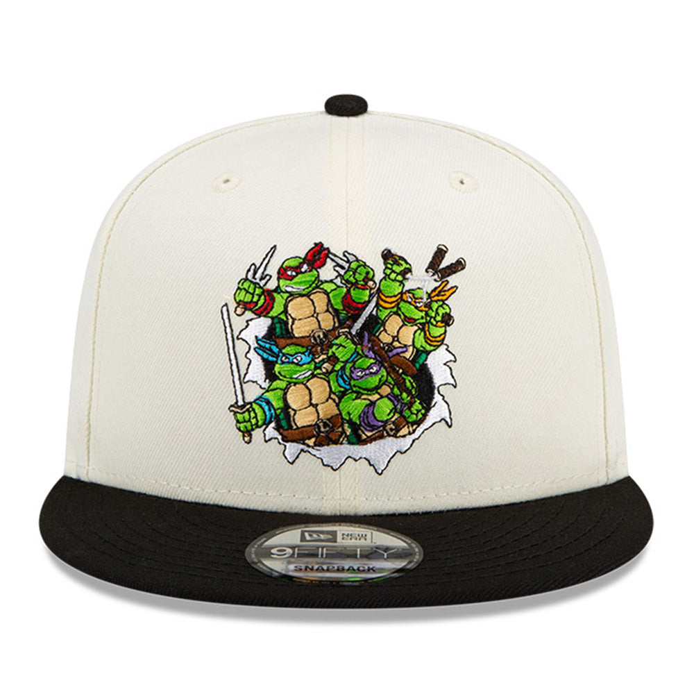 New Era X Teenage Mutant Ninja Turtles Chrome and Black 9FIFTY Snapback Cap