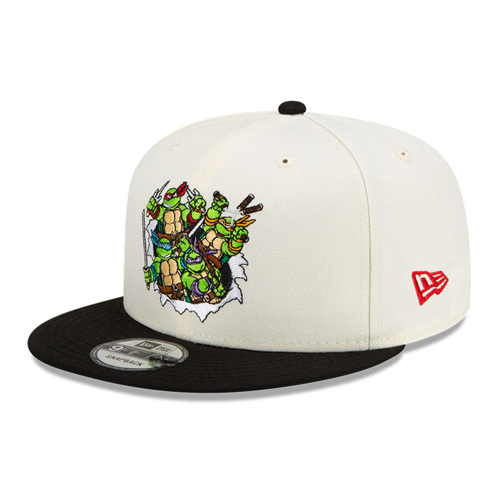 New Era X Teenage Mutant Ninja Turtles Chrome and Black 9FIFTY Snapback Cap