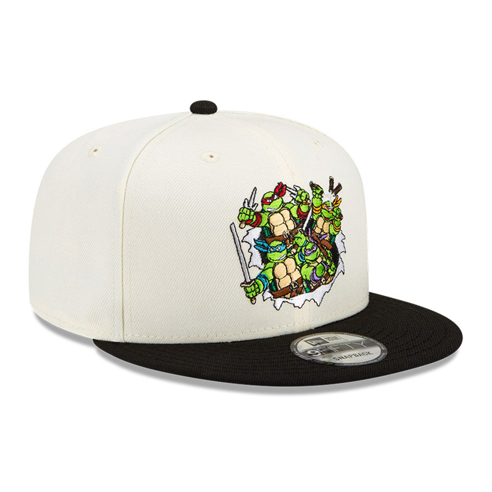 New Era X Teenage Mutant Ninja Turtles Chrome and Black 9FIFTY Snapback Cap