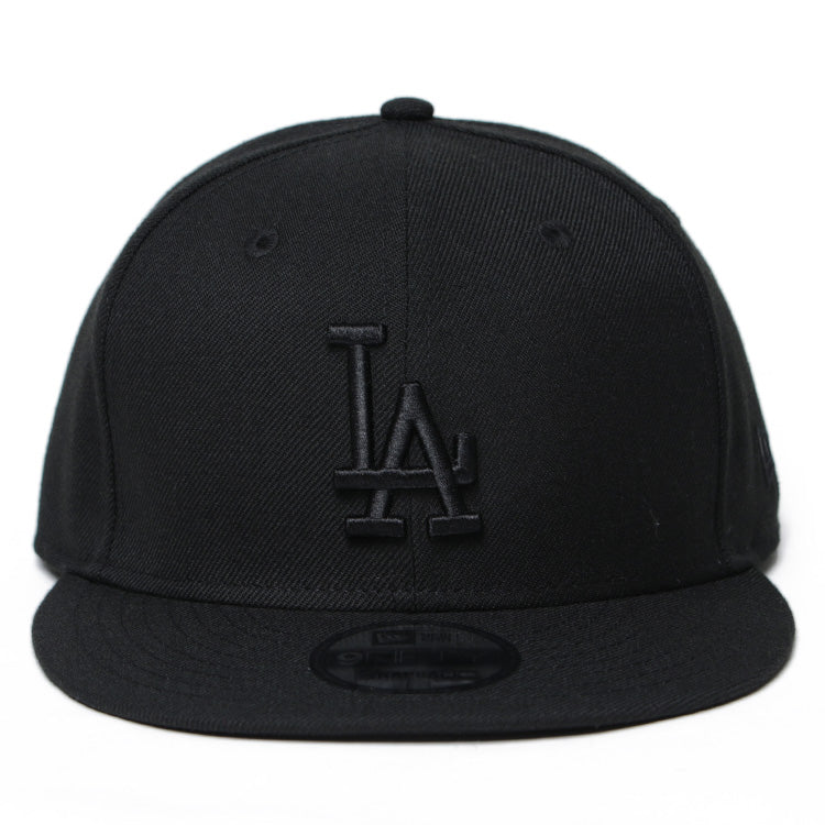 Los Angeles Dodgers MLB Black on Black 9FIFTY Adjustable Cap (Essential)