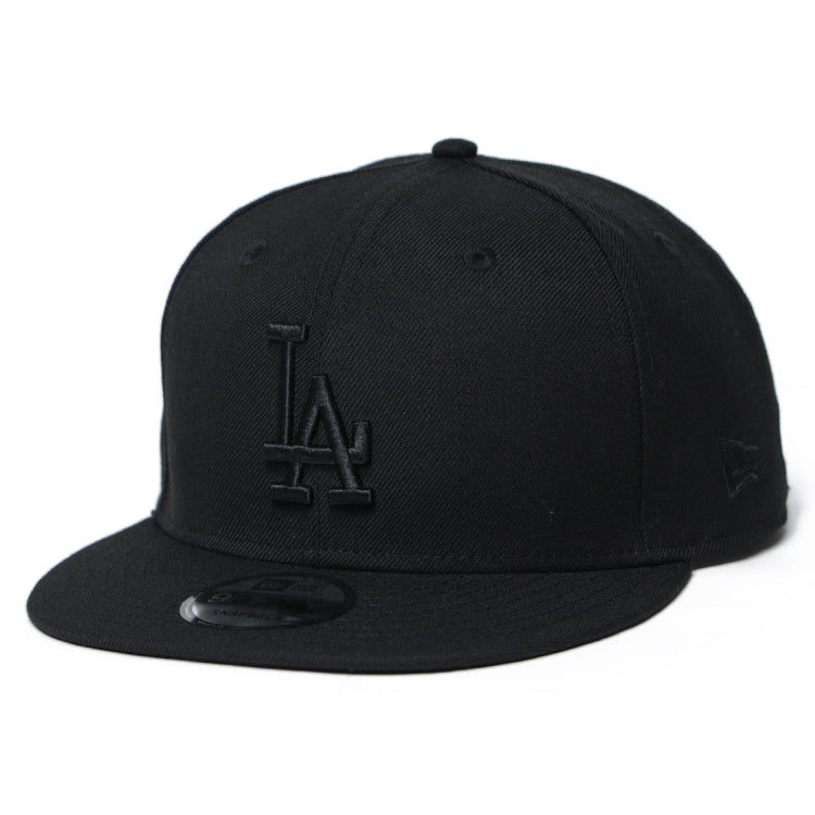 Los Angeles Dodgers MLB Black on Black 9FIFTY Adjustable Cap (Essential)