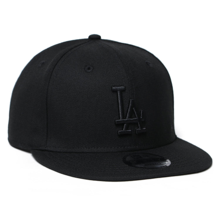 Los Angeles Dodgers MLB Black on Black 9FIFTY Adjustable Cap (Essential)