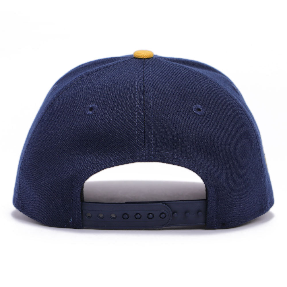 New Era Indiana Pacers Essentials Blue Yellow Two Tone 9FORTY A-Frame Snapback Cap