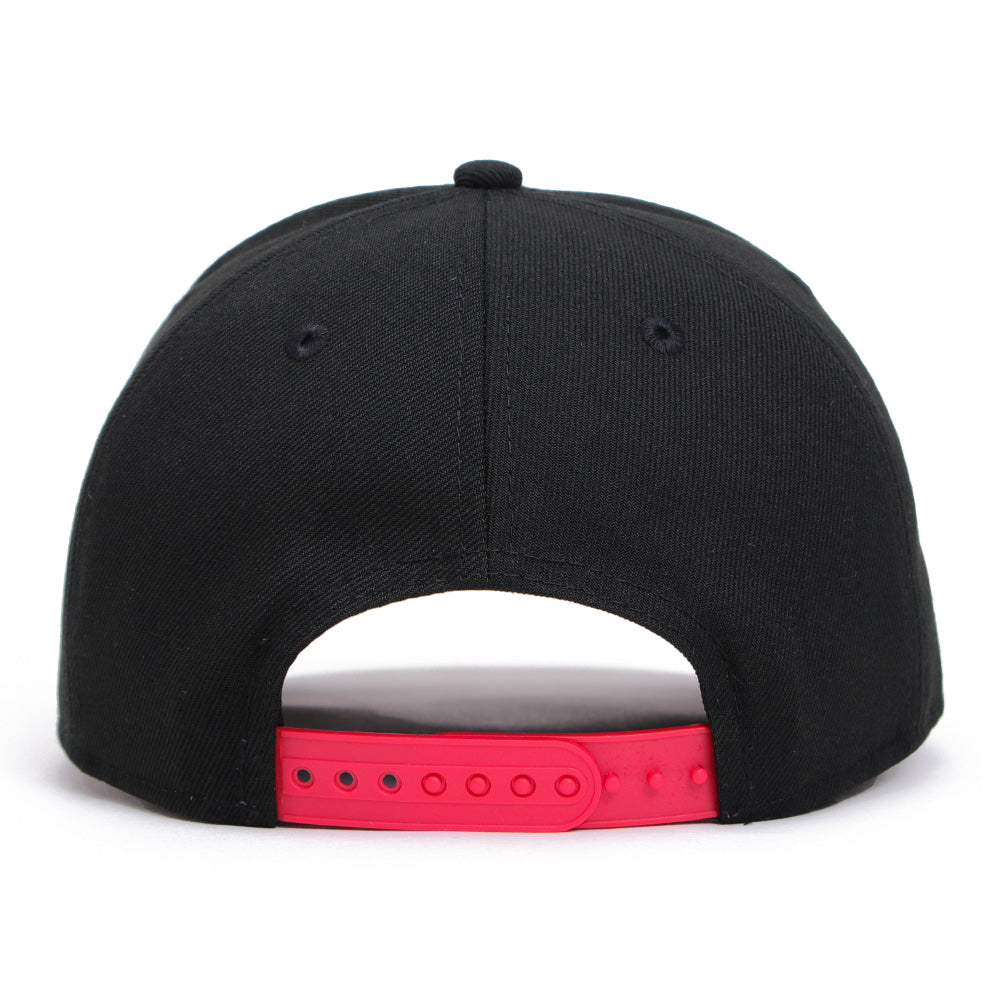 New Era Toronto Raptors Black Red 9FORTY A-Frame Adjustable Cap