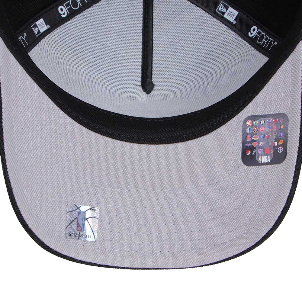 New Era Toronto Raptors Black Red 9FORTY A-Frame Adjustable Cap