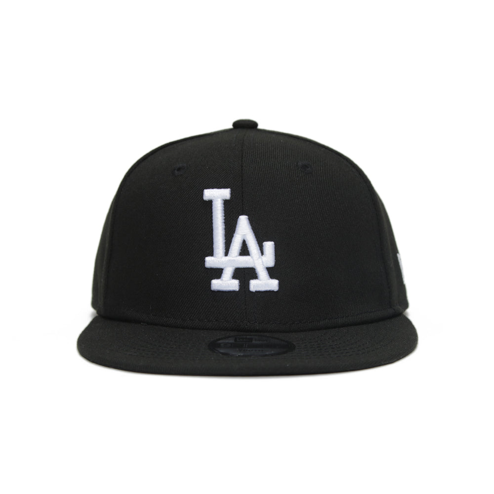 Los Angeles Dodgers MLB Essential White on Black 9FIFTY Snapback Kids Cap