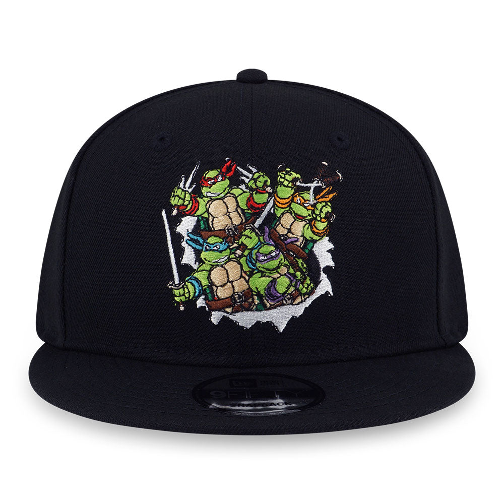 New Era X Teenage Mutant Ninja Turtles Black 9FIFTY Snapback Cap