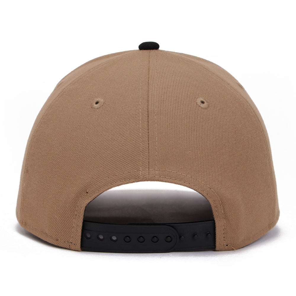 New Era Kansas City Chiefs Essentials Khaki OTC 9FORTY A-Frame Snapback Cap
