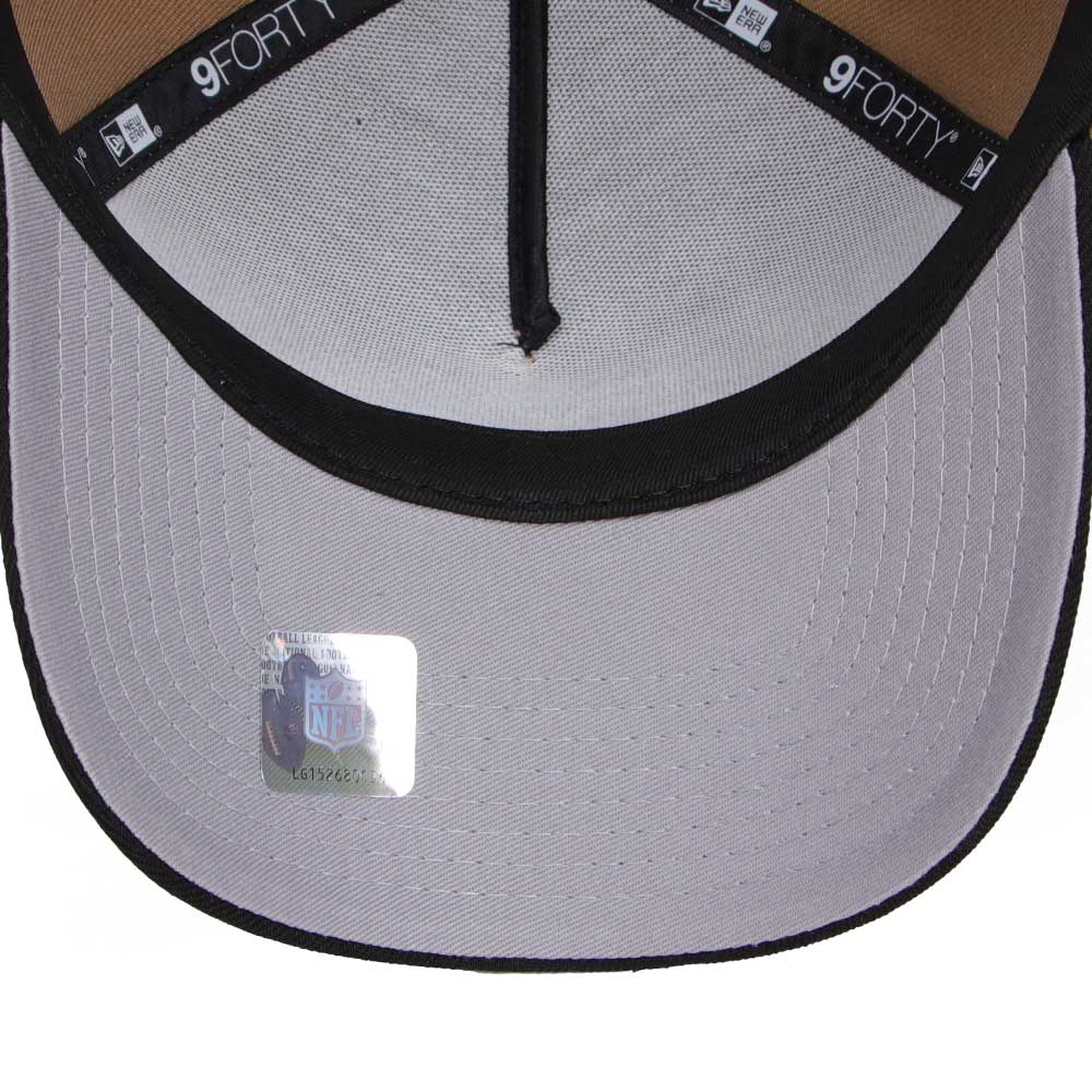 New Era Kansas City Chiefs Essentials Khaki OTC 9FORTY A-Frame Snapback Cap