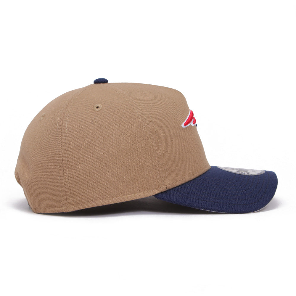 New Era New England Patriots Khaki OTC 9FORTY A-Frame Adjustable Cap