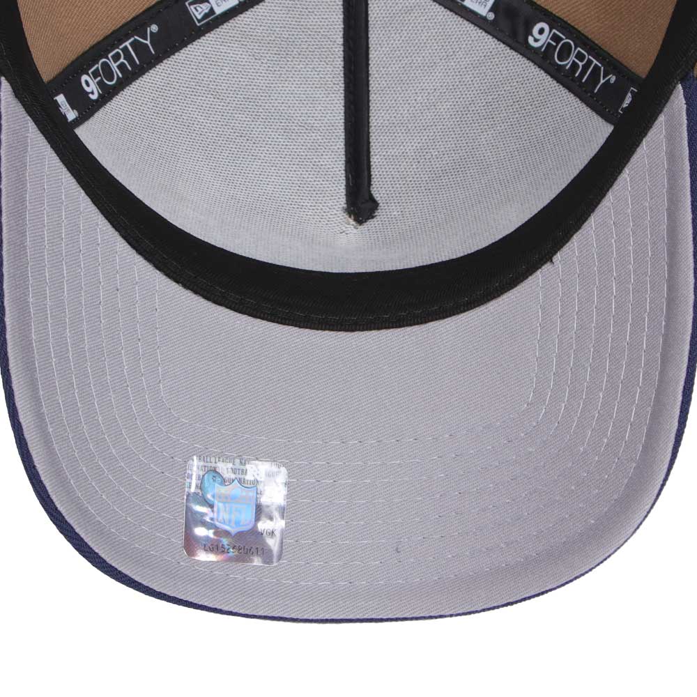 New Era New England Patriots Khaki OTC 9FORTY A-Frame Adjustable Cap