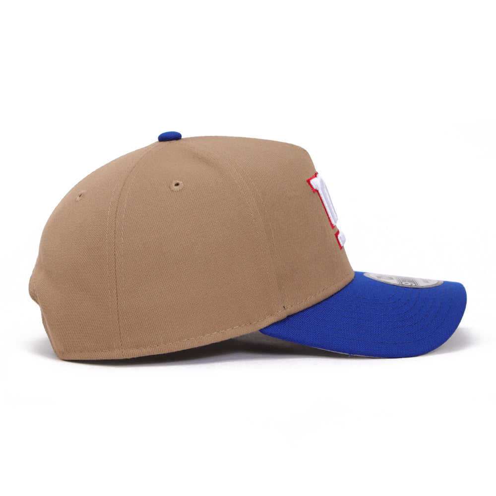 New Era New York Giants Essentials Khaki OTC 9FORTY A-Frame Snapback Cap
