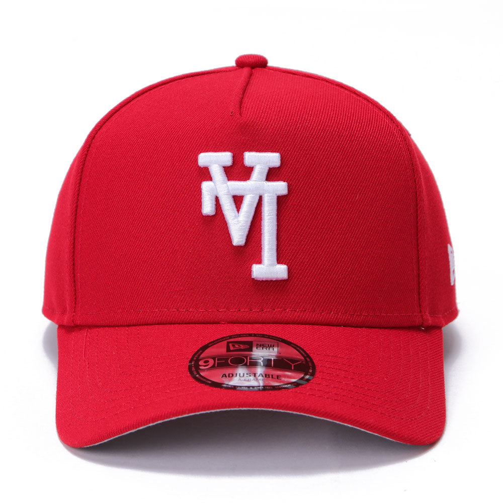 New Era Los Angeles Dodgers Upside Down Scarlet Red 9FORTY A-Frame Snapback Cap
