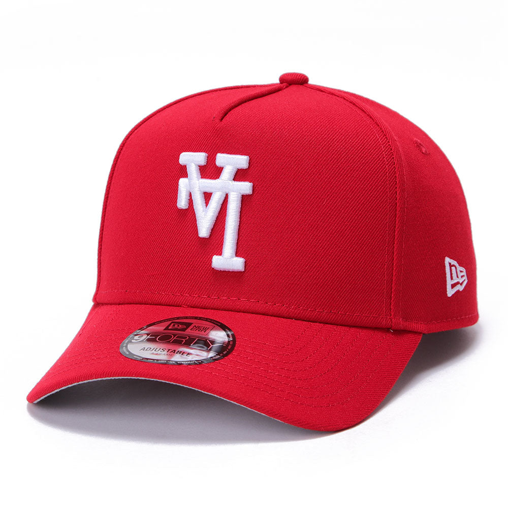 New Era Los Angeles Dodgers Upside Down Scarlet Red 9FORTY A-Frame Snapback Cap
