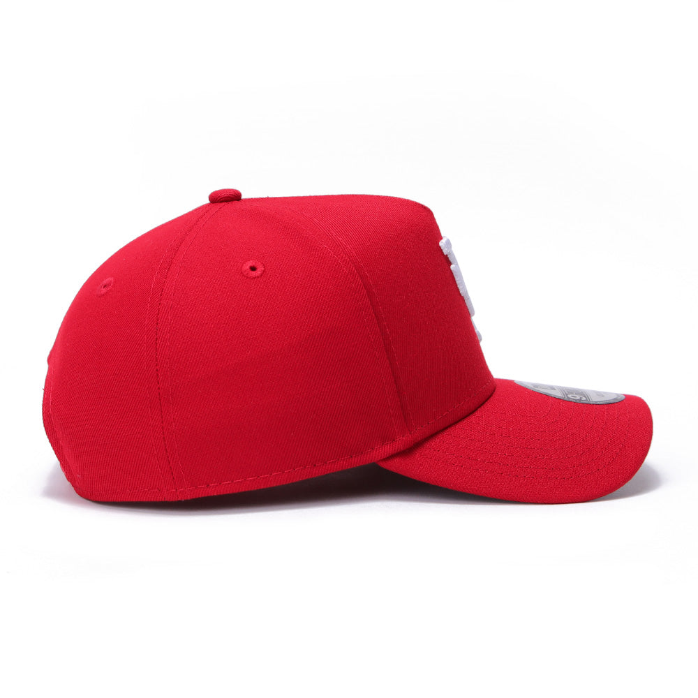 New Era Los Angeles Dodgers Upside Down Scarlet Red 9FORTY A-Frame Snapback Cap
