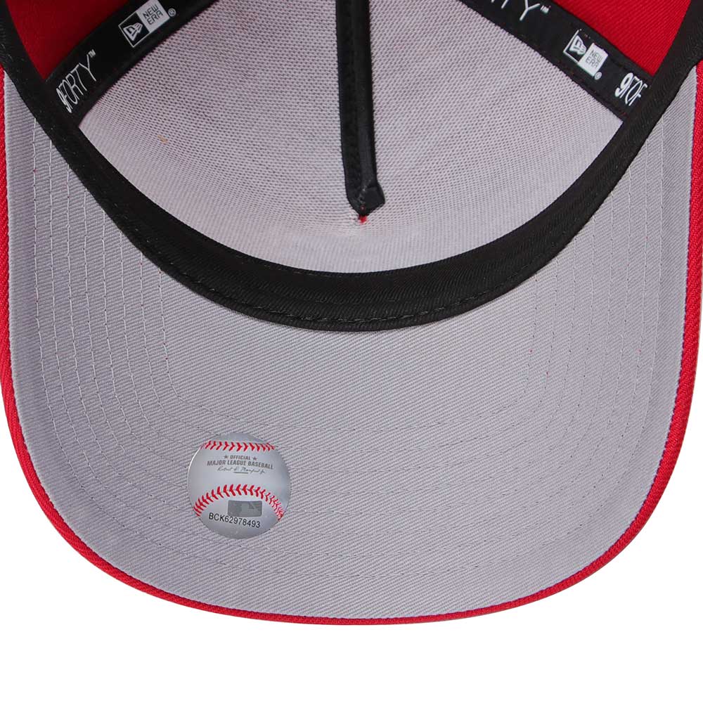 New Era Los Angeles Dodgers Upside Down Scarlet Red 9FORTY A-Frame Snapback Cap