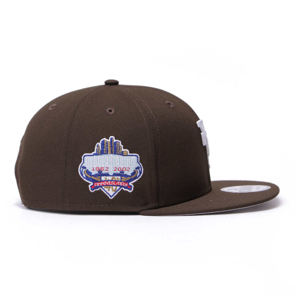 New Era Los Angeles Dodgers Upside Down Walnut 9FIFTY Snapback Cap