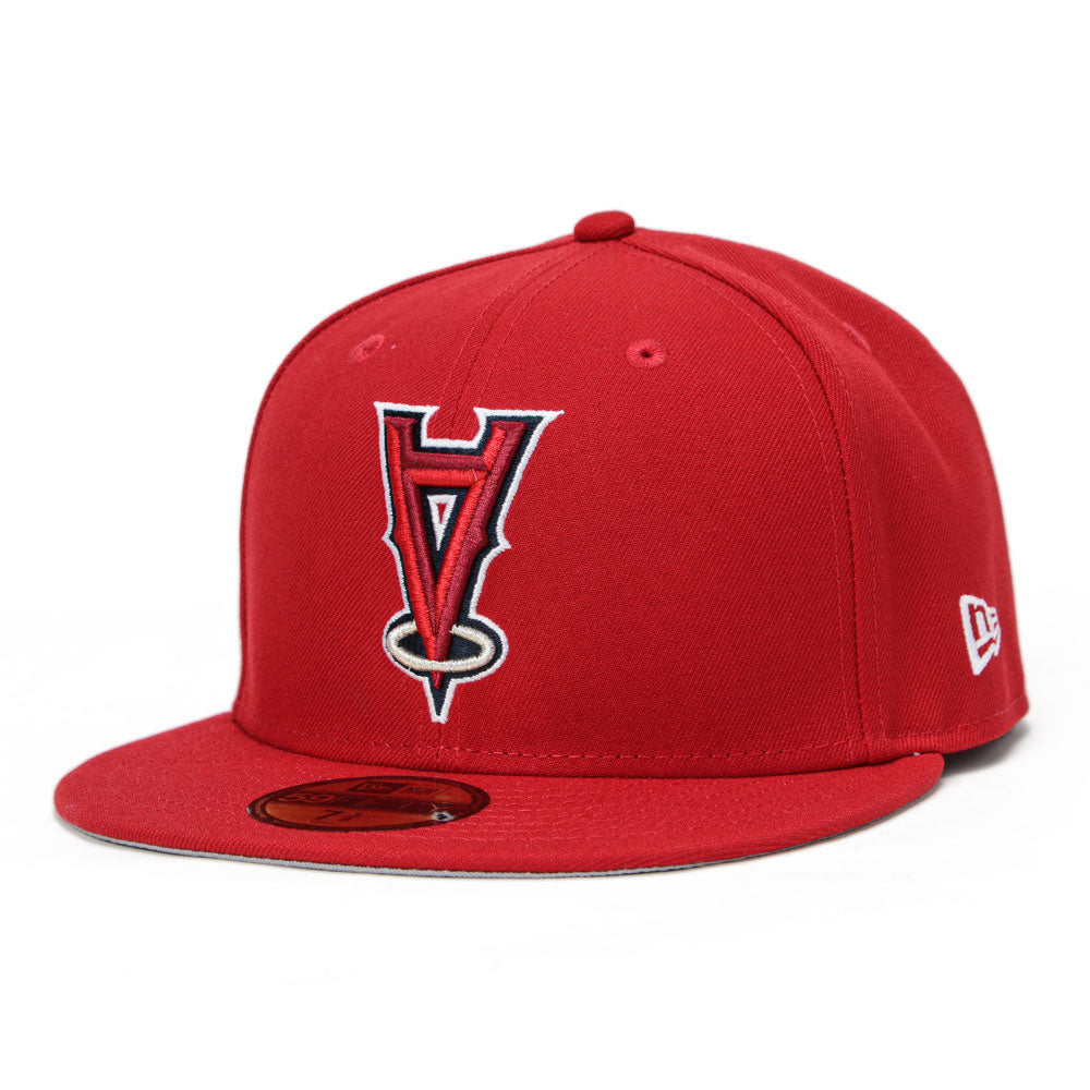 New Era Anaheim Angels MLB Upside Down Scarlet 59FIFTY Fitted Cap