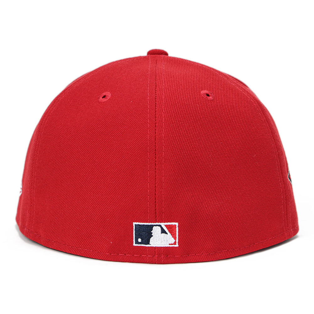 New Era Anaheim Angels MLB Upside Down Scarlet 59FIFTY Fitted Cap