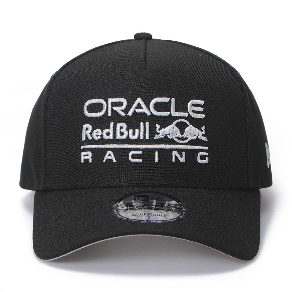 New Era Oracle Red Bull Racing Black 9FORTY A-Frame Adjustable Cap