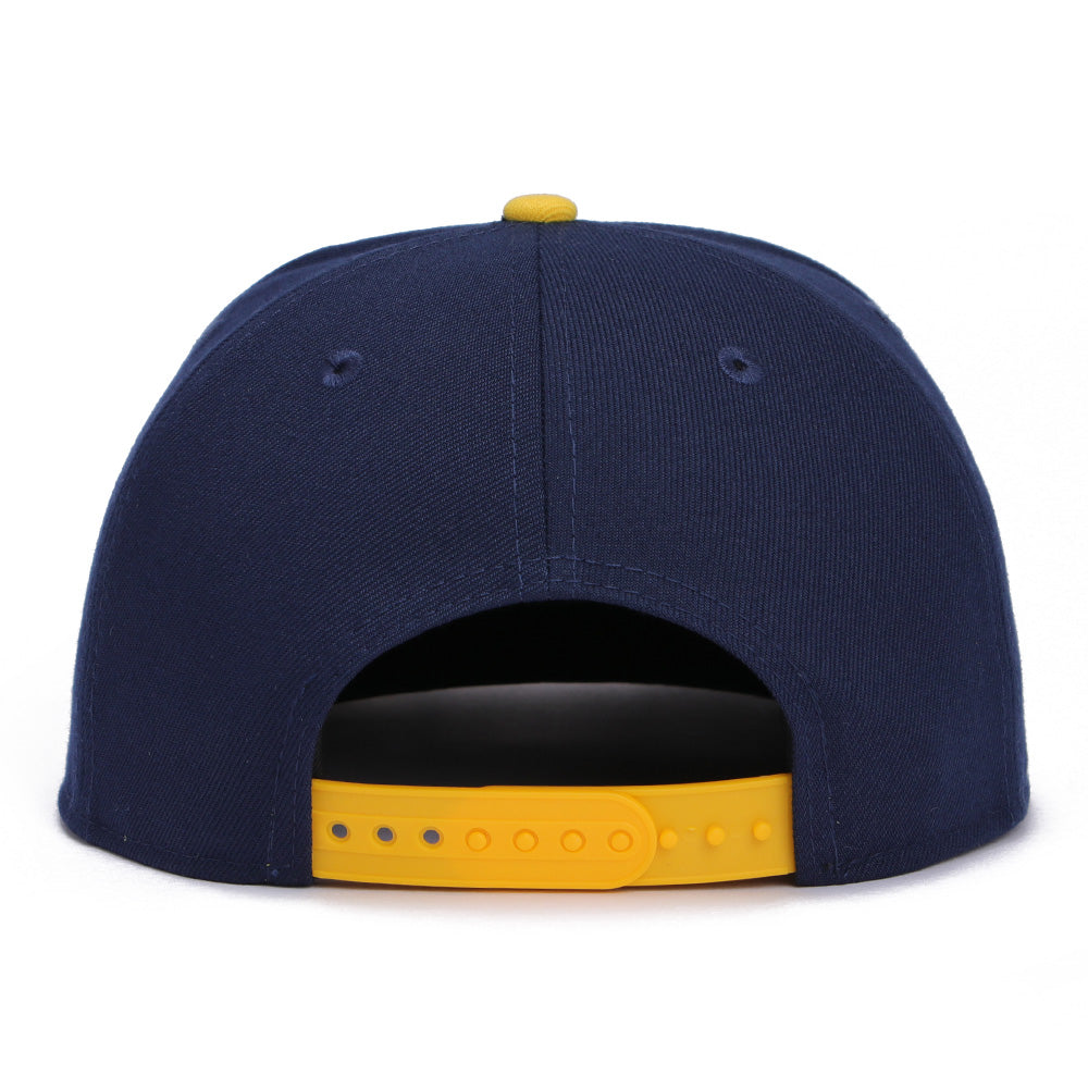 New Era Denver Nuggets OTC Oceanside Blue Yellow 9FIFTY Snapback Cap