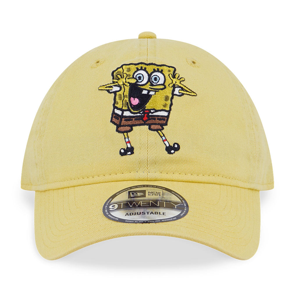 New Era x Nickelodeon Spongebob Squarepants Yellow 9TWENTY Adjustable Cap