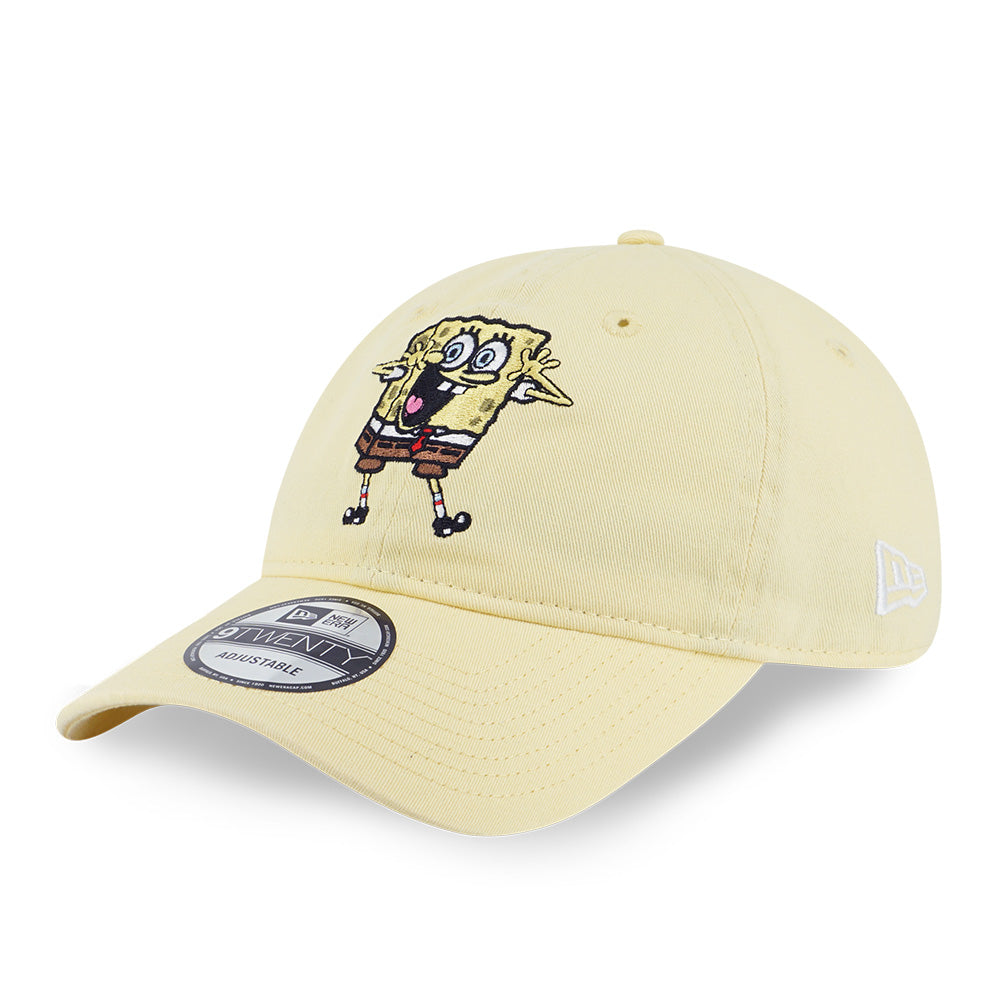 New Era x Nickelodeon Spongebob Squarepants Yellow 9TWENTY Adjustable Cap