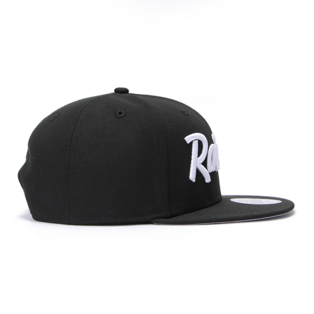 New Era Las Vegas Raiders Script Black GCP 9FIFTY Snapback Cap