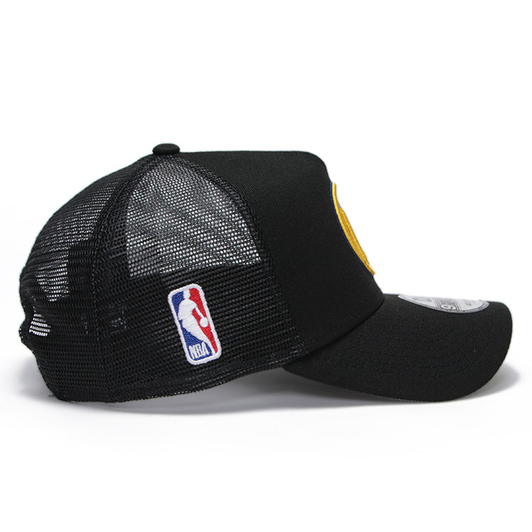 Golden State Warriors NBA Black 9FORTY A-Frame Snapback Cap