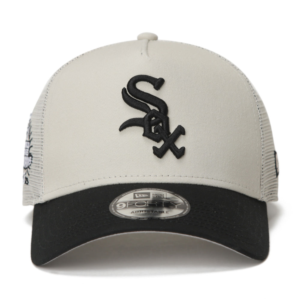 New Era Chicago White Sox MLB Essential Stone 9FORTY A-Frame Trucker Cap