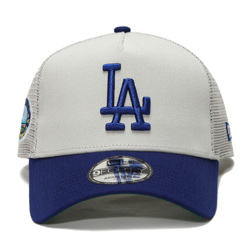 Los Angeles Dodgers MLB Essential Stone 9FORTY A-Frame Trucker Snapback Cap