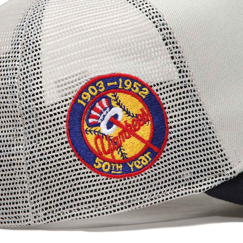 New York Yankees MLB Essential Stone 9FORTY A-Frame Trucker Snapback Cap