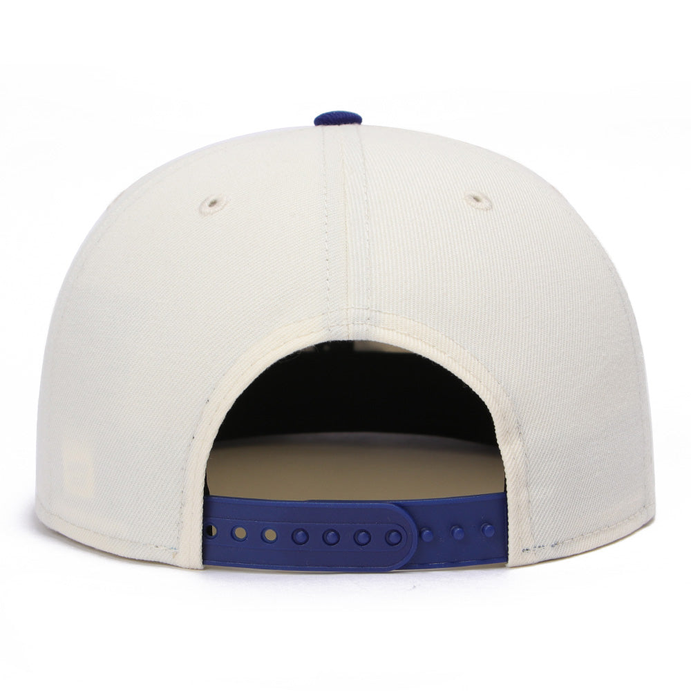 New Era Los Angeles Dodgers Essential Chrome White Dark Royal 9FIFTY Snapback Cap
