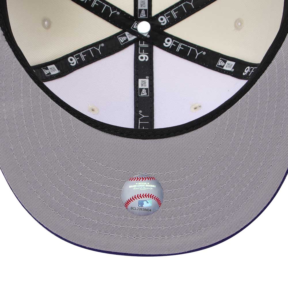 New Era Los Angeles Dodgers Essential Chrome White Dark Royal 9FIFTY Snapback Cap