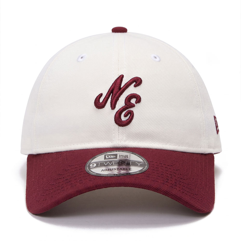 New Era NE Script Chrome Red 9TWENTY Adjustable Cap