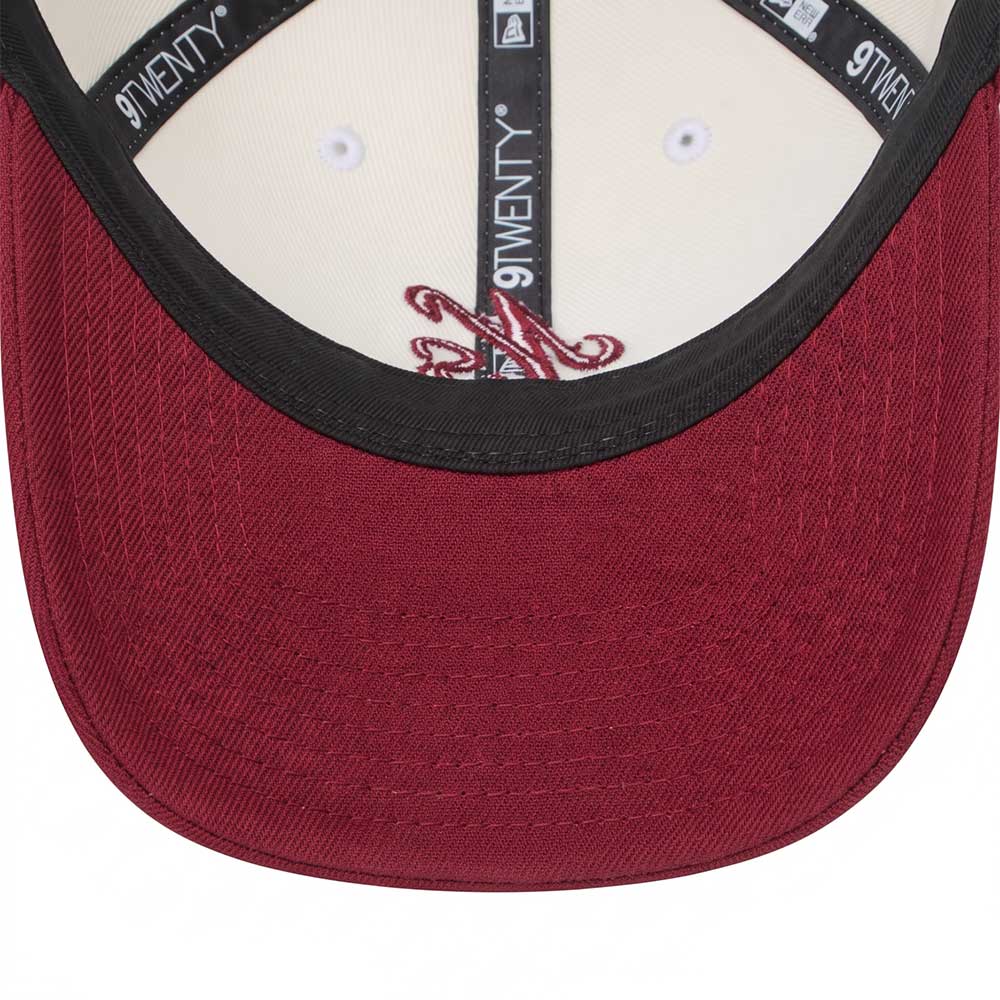 New Era NE Script Chrome Red 9TWENTY Adjustable Cap