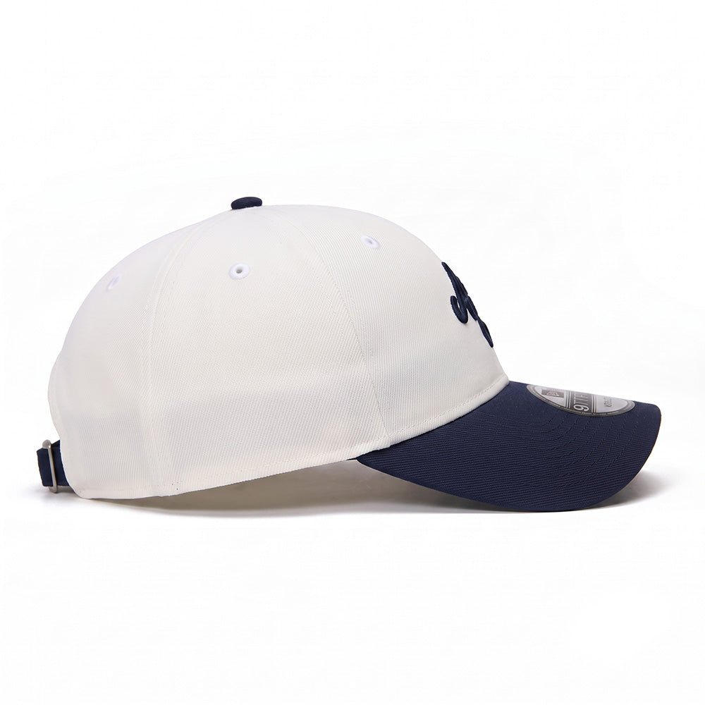New Era NE Script Chrome Oceanside Blue 9TWENTY Adjustable Cap