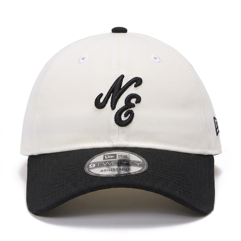 New Era NE Script Chrome Black 9TWENTY Adjustable Cap