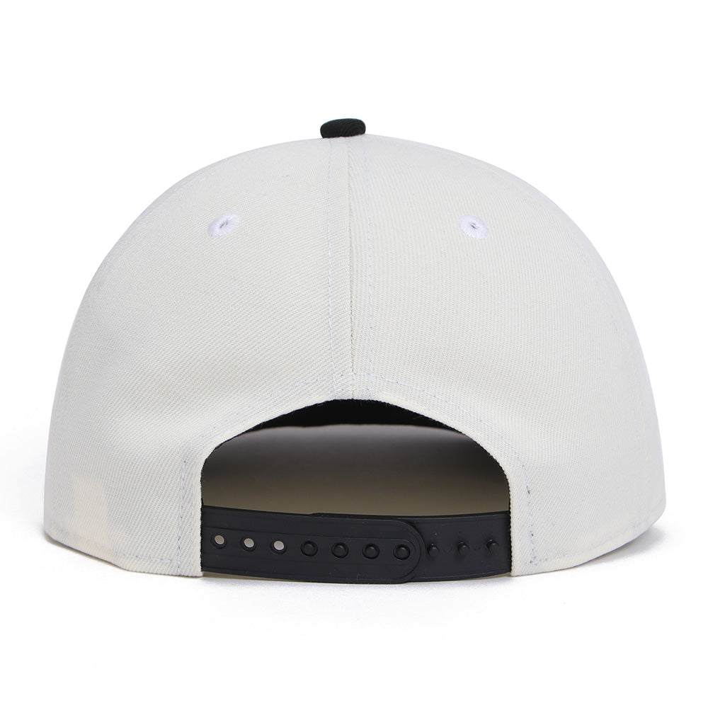 New Era Las Vegas Raiders Two Tone Chrome Black 9FIFTY Curved A-Frame Snapback Cap