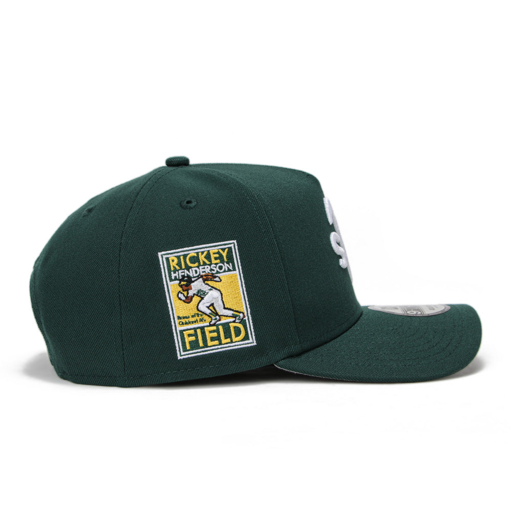 New Era Oakland Athletics Upside Down Dark Green 9FORTY A-Frame Snapback Cap