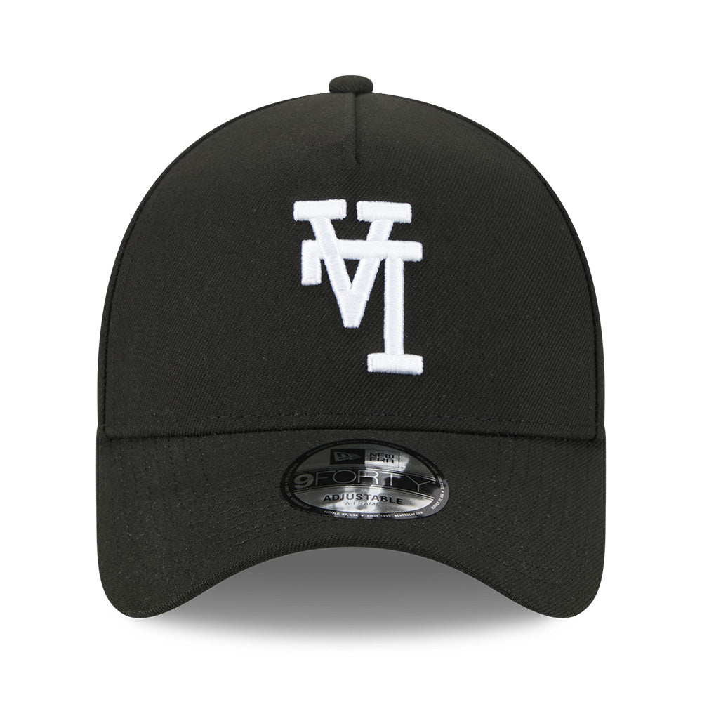 New Era Los Angeles Dodgers Upside Down 60th Anniversary Black 9FORTY A-Frame Adjustable Cap