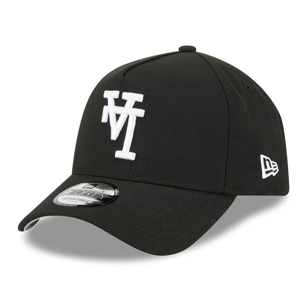 New Era Los Angeles Dodgers Upside Down 60th Anniversary Black 9FORTY A-Frame Adjustable Cap