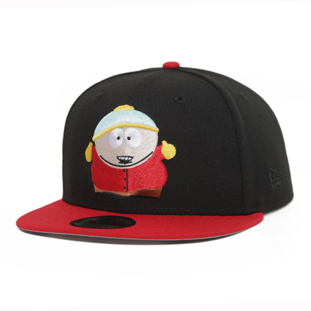 New Era x South Park Cartman Black on Scarlet Red 9FIFTY Snapback Cap