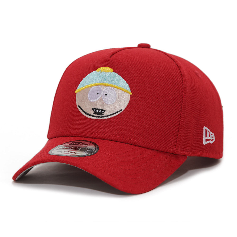 New Era x South Park Cartman Scarlet Red 9FORTY A-Frame Snapback Cap