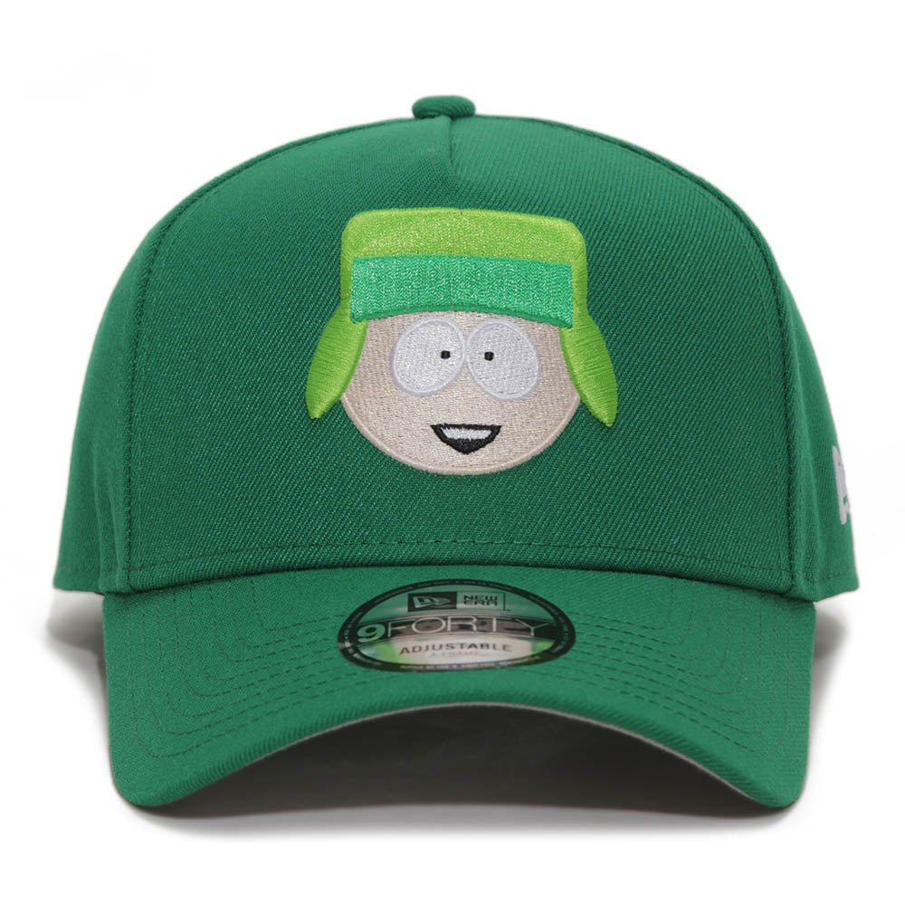 New Era x South Park Kyle Kelly Green 9FORTY A-Frame Snapback Cap