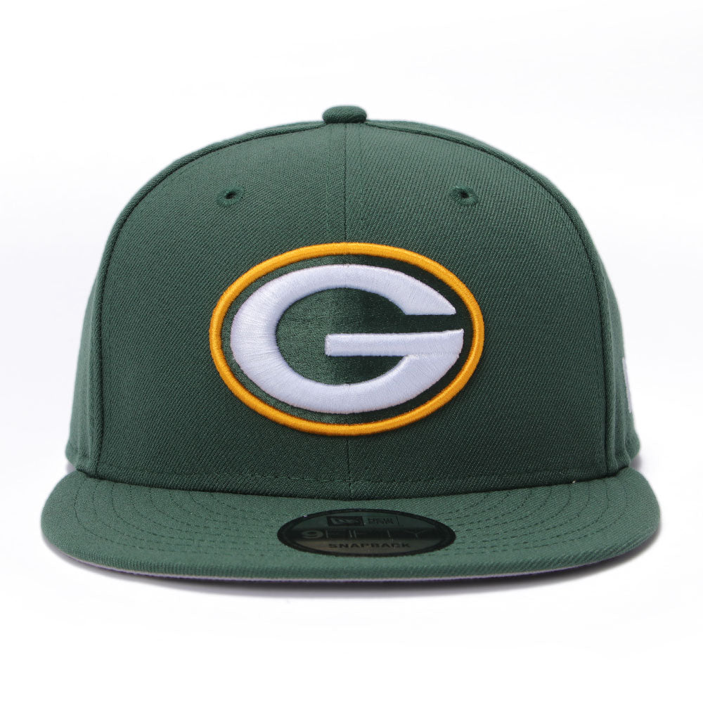 New Era Green Bay Packers Cilantro Green 9FIFTY Snapback Cap