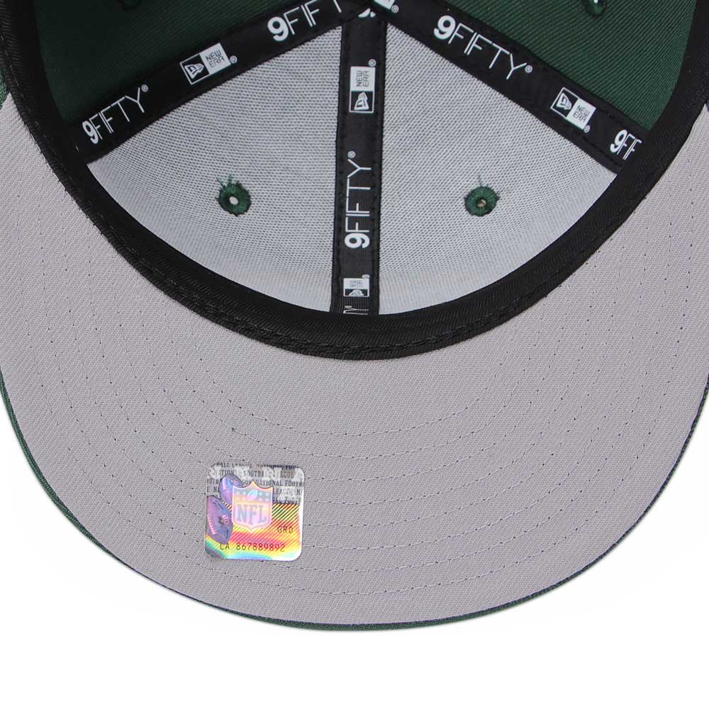 New Era Green Bay Packers Cilantro Green 9FIFTY Snapback Cap